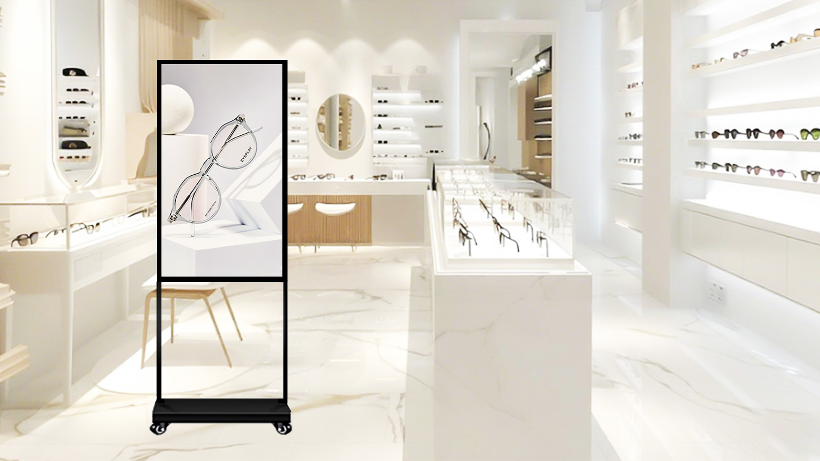 立式雙面廣告機成商業展示新寵：雙屏聯動助力品牌高效傳播