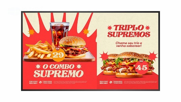 一屏多用，商顯新選擇——超窄邊廣告機(jī)