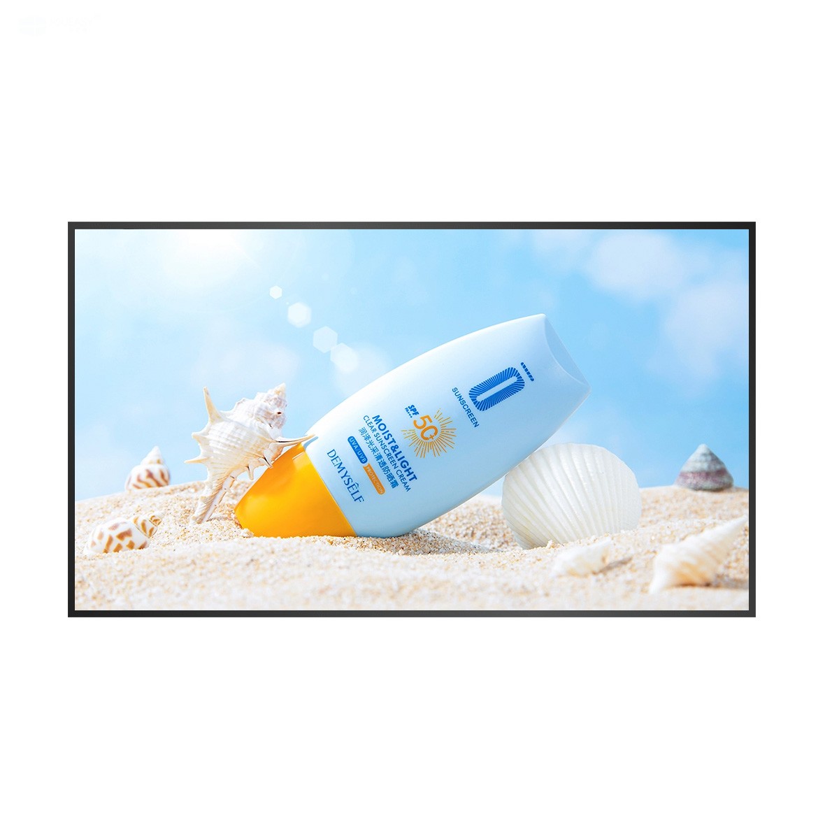 100寸超薄燈箱屏廣告機(jī)