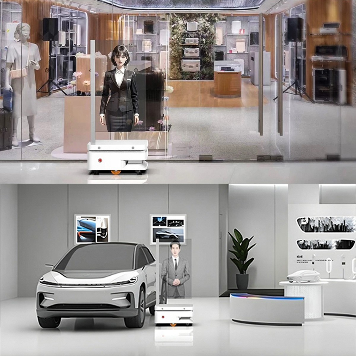 55寸OLED  AI數字人